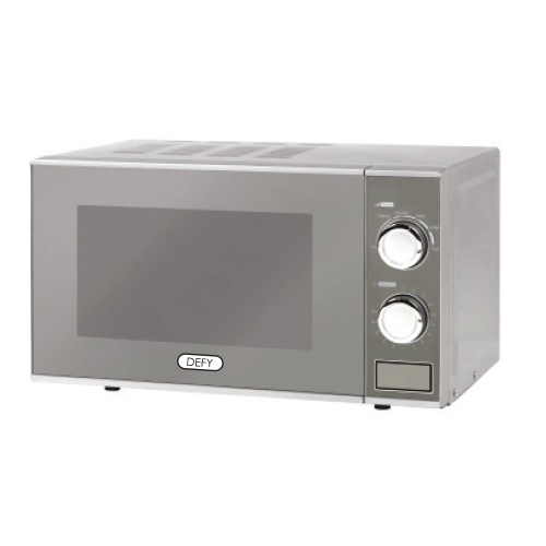 Defy 20L Manual Microwave - Metallic